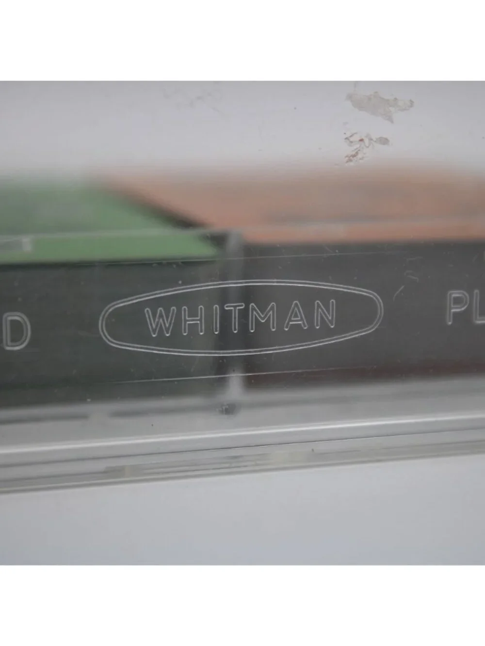 Whitman Plastic Coated Playing Cards Antique Car Automobiles Orange Green Set